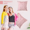 thumbnail image 4 of Juego de 2 fundas de almohada Mixweer Bow, color rosa, 46 x 46 cm, suaves, 4 of 7