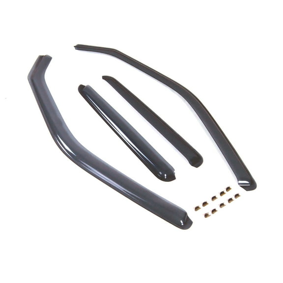 Tuningpros LGWV2-342i Window Visor Light Tinted 4 Pcs Set For 2011-2017 Nissan Juke