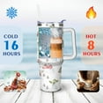 thumbnail image 3 of Christmas Mug Cup 40 Oz Tumbler with Handle and Straw, Double Wall Vacuum Large Reusable Stainless Steel Water Bottle Leak Proof Insulated Travel Mug Iced Coffee Cup Gift for Family Freiends, 3 of 3