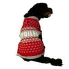 Vibrant Life Holiday Red Spoiled Fair Isle Dog Sweater