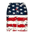 thumbnail image 4 of Brnmxoke Mens American Flag Patriotic Swim Trunks Quick Dry Board Shorts with Drawstring,Breathable Surf Beach Shorts Swimwear Bathing Suits Black,L, 4 of 5