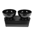 thumbnail image 4 of Cuencos Antideslizantes Para Gatos, Cuencos Dobles Con Soporte Elevado, Cuencos Para Comida Y Agua Para Mascotas, Comederos Para Perros Y Gatos, Productos Para Mascotas, Cuenco Para Gatos Eigraketly PT001468-04, 4 of 5