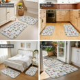 thumbnail image 4 of Highland Cow and Bathtub Print Bath Mat Set Of 2,Non-Slip Rug for Bathroom,Kitchen,Bedroom,Entrance, 30x17 and 23.5x15.7 Inches, 4 of 5