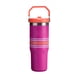 thumbnail image 2 of TERMO ICEFLOW FLIP STRAW VARSITY 30oz FUCSHIA MESH MARCA STANLEY, 2 of 3