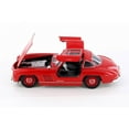 thumbnail image 3 of Mercedes-Benz 300SL, Red - Welly 24064WR - 1/24 Scale Diecast Model Toy Car, 3 of 7