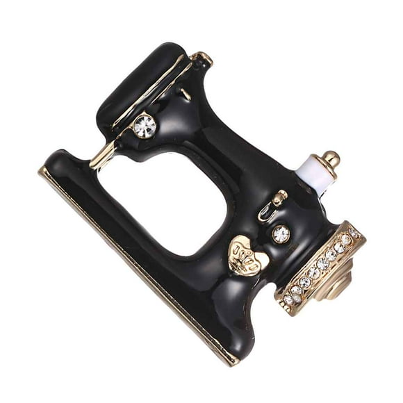 Enamel pins Sewing machine brooch Button pin Denim jacket pin badge T-shirt collar lapel