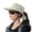 Beige, variant on Kcolen Womens Sun Hat With Strap Unisex Sun Hat with Wide Brim for Outdoor Camping and Sports Activities Adjustable Breathable Summer Hat