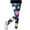 Dark Blue, variant on Toddler Girls Cropped Leggings Stretchy Tights Pants Baby Pattern Printed Milk Silk Leggings Comfortable Slim Cropped Trousers Dark Blue
