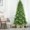 thumbnail image 4 of 6ft Artificial Green Christmas Tree with 1168 PE/PVC Mixed Branch Tips Hinged Premium Foldable Base for Indoor Holiday Decor - Automatic Hinge & Storage Bag, 4 of 8