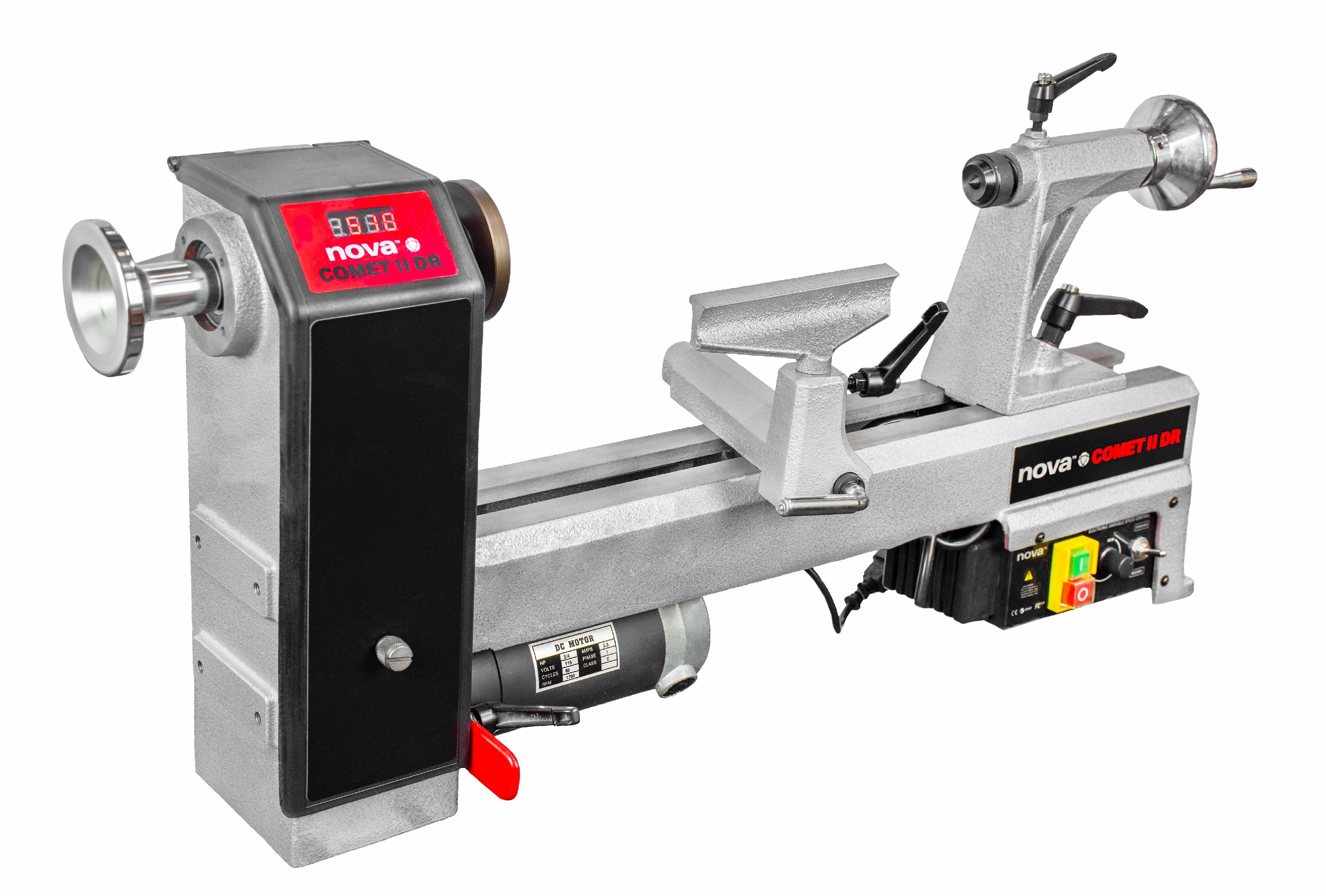 x 12 in WEN 3420T 8 in Variable Speed Benchtop Mini Wood Lathe