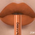 thumbnail image 1 of QIBEST-brillo de labios rojo Sexy, lápiz labial líquido mate de terciopelo de larga duración, maquillaje de labios resistente al agua, taza antiadherente, tinte de labios morado negro, 1 of 5