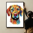thumbnail image 4 of Sloughi Dog Canvas Wall Art Colorful Pets Graffiti Highland Canvas Oil Painting Canvas Print Street Art Modern Artwork Living Bedroom Bathroom Home Office Decor, 4 of 4