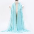 thumbnail image 3 of Venta caliente bufanda arrugada para mujeres musulmanas hijab mujer musulmana pañuelo islámico de algodón suave chales para damas pañuelos para la cabeza pañuelos árabes, 3 of 5