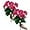Deep pink, variant on Morttic 2PCS 14'' Artificial Geraniums Silk Flowers Plants Home Outdoor Decor Garden Window Box