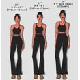 thumbnail image 3 of Leggings Sunzel Flare para mujer, pantalones de yoga de cintura alta en V, 3 of 6