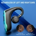 thumbnail image 4 of Single Ear Wireless Bluetooth Earphones Bluetooth 5.2 LED Display Conduction Stereo Headset Sports Driving Earpiece Earbuds with Mic, Bluetooth Headset, 4 of 5