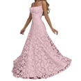 thumbnail image 2 of YueHuiYing Women's Strapless Evening Gown with Full Embroidered Skirt - Formal Dress for Wedding & Galas in Multiple Colors, 2 of 8