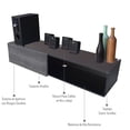 thumbnail image 3 of Mueble para tv de 55” Flotante de 120 cms con 2 Espacios de Almacenamiento y una Puerta Hogare  Flotante 120, 3 of 7