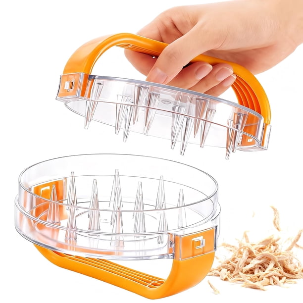 Trituradora de pollo Twist Clear, picadoras de carne sin BPA