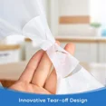 thumbnail image 4 of 100PK Plastic Bags with Handles 11.5"x6.5"x21" Heavy Duty Bulk Grocery Bags, 4 of 5