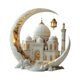 thumbnail image 3 of Decoración acrílica para Ramadán, 2D, plana, Eid Mubarak, decoración de mesa, centro de mesa estilo G, 3 of 9