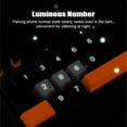 thumbnail image 2 of Mistaha Rotatable Privacy Protection Car Parking Number Plate with Luminous Display - Stress Relieve Design, Unique Keyboard Design - Gift for Car Owners, 2 of 6