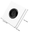 thumbnail image 2 of OULII 5-Pack Cable Outlet Cover Plates with Soft Rubber Cushion for TV Wall Cable Management and Wire Concealment, 2 of 7