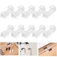 thumbnail image 1 of 40Pcs Finisher Cable Clips Self Adhesive Cord Holder for Home, Office Car Cable Management with Compact Size Keep Cables Tangle Free, Organize Your Space, 1 of 8