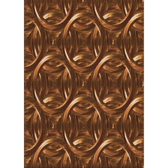 Ahgly Company Machine Washable Indoor Rectangle Transitional Night Red Area Rugs, 2' x 5'
