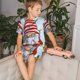 thumbnail image 4 of Balery Funny Christmas Gnome Conjunto de Pijama Infantil de Manga Corta con Estampado – Ropa de Dormir de Algodón Suave-Medium, 4 of 6