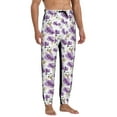 thumbnail image 4 of Pofeuu Orchids Flowers Print Sweatpants for Men, Men's Lounge Pants, Men's Athletic Pants, Men's Sweat Pants with Pockets-XX-Large, 4 of 5