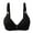 Black, variant on Women's Teardrop Push up Underwire Bra Sexy Plunge Seamless Supportive Tshirt Bras(Gold,40)