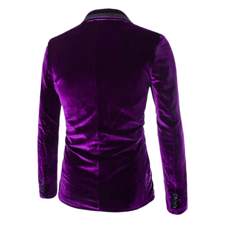 Purple dress jacket mens best sale
