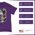thumbnail image 6 of Racoons Howling at the Moon T-shirt Funny Galaxy Wildlife Universe Humor Weird Animal in Space Men's Tee, 6 of 7