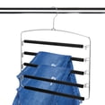 thumbnail image 2 of FRCOLOR 2pcs Multi-layer Pants Hanger Multifunctional Trousers Jeans Hanger for Wardrobe, 2 of 8