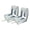 White/Blue, variant on MSC Fishing Folding Boat Seats,One Pair Pack (S103 Light Grey/Dark Grey)