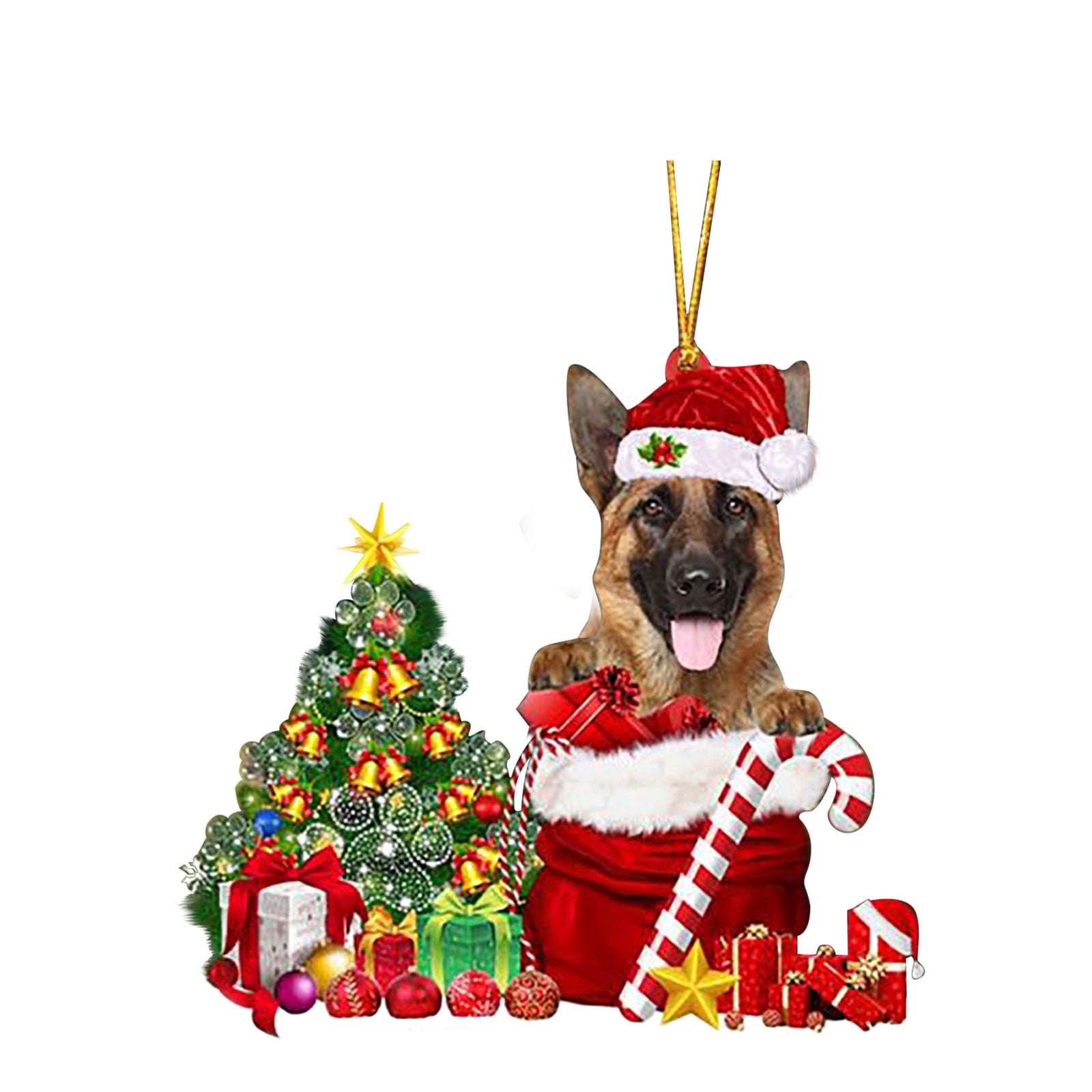 Utoimkio Clearance Christmas Dog Ornaments Cute Animals Christmas Tree