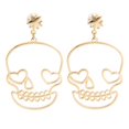 thumbnail image 1 of Pendientes decorativos, pendientes de regalo de decoración de calavera para conciertos para ropa casual diaria para fiestas de baile para fiestas de vacacionesArtAndCraft Fyydes Descripción de la referencia, 1 of 6