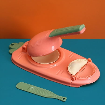 

Lolmot 2 in 1 Dumpling Maker 2023 New Dumpling Maker Machine Household Automatic Dumpling Maker Manual Dough Presser Empanada Maker Press for Pressing Dumpling Skin Wrapper Mould Dough Press Maker