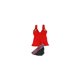 thumbnail image 2 of Tankini de 2 piezas Profile Ruffle Aztec rojo 36D, 2 of 2