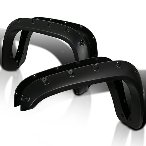 Spec-D Tuning 4PC Front   Rear Pocket Style Smooth Fender Flares Compatible with 1994-2001 Dodge Ram 1500 2500 3500