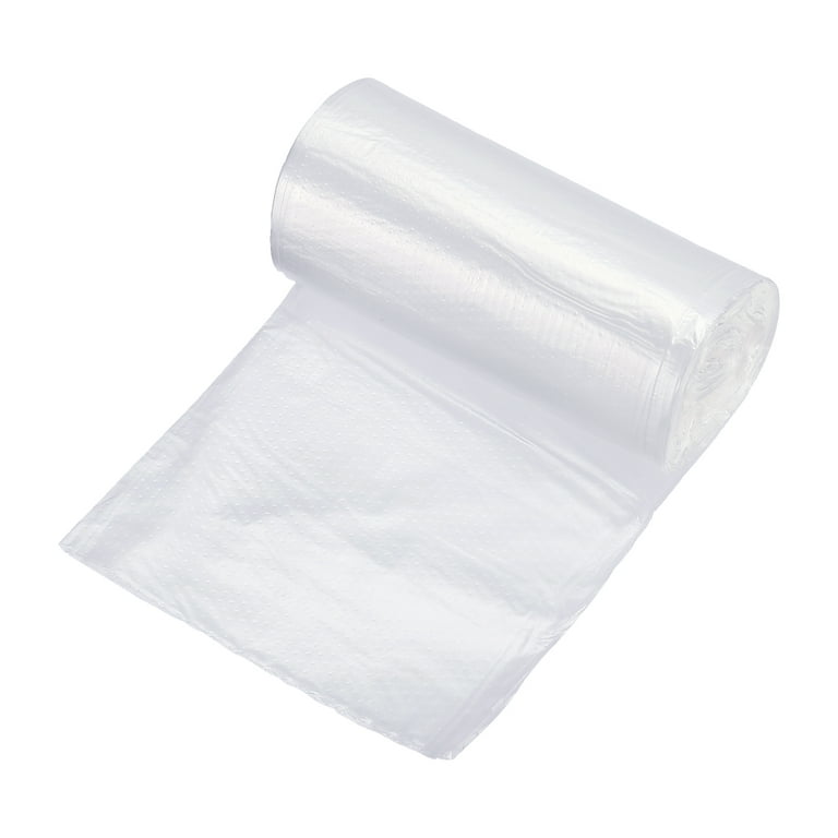 Uxcell Small Trash Bags 0.5 Gallon Garbage Bags White, 8 Rolls / 240 Counts