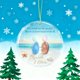 thumbnail image 2 of Colgante decorativo navideño de cristal marino, colgante de la amistad, colgante 2D, 2 of 3