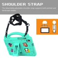 thumbnail image 2 of Allytech Galaxy Tab A7 Lite T220 Case with Shoulder Strap, Samsung Tab A 8.0 (2019) T290 Case for Kids, EVA Shockproof Handle Kickstand Case with DIY for Samsung T220 T225 T227 T290 T295, Mint, 2 of 8