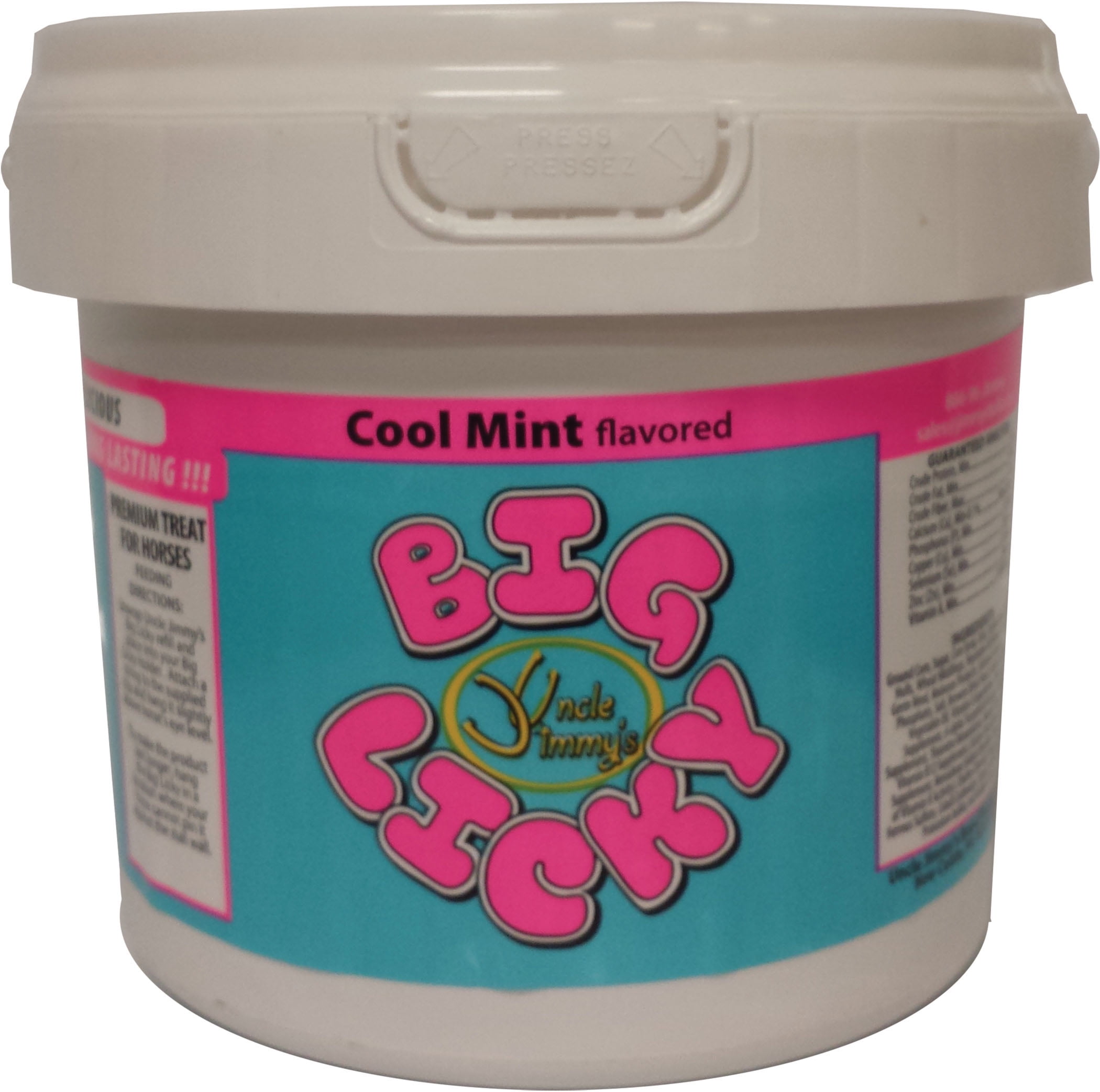 Uncle Jimmys Brand Pr LlcBig Licky Treats For Horses Peppermint 3.75