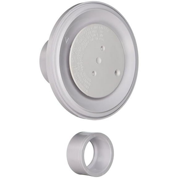 Aqua Star  4 in. Floor Return Fitting, White