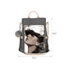 thumbnail image 3 of Mochila de Mujer Paño De Oxford Impermeable Anti-robo Monedero GRIS correas beige, 3 of 4