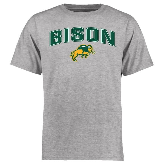 Men's Ash NDSU Bison Proud Mascot T-Shirt