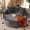 Gray, variant on XIZZI 58.26" Round Chaise Lounge Chair, Oversized Upholstered Sleeper Sofa Bed with Plush Corduroy, Sturdy Sprung Support,Cloud Couch for Living Room Bedroom, Gray