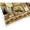 thumbnail image 3 of Cabin Decor Throw Blanket, Bear Deer Art Forest Vintage Cozy Warm Super Soft Flannel Blankets for Couch Sofa Bed, Fleece Camping Blanket for Camper Outdoor Rv Travel, 60X70IN, 3 of 5